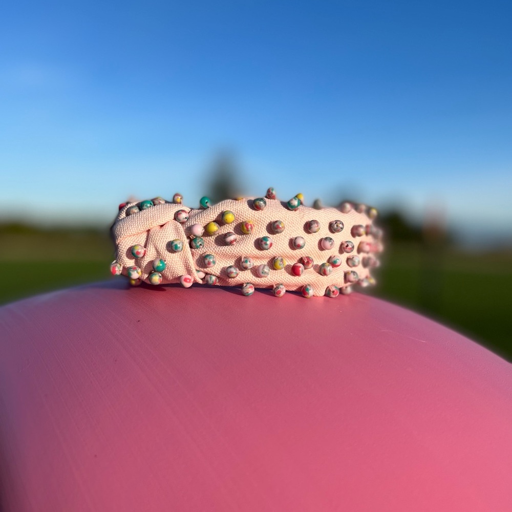 Lele sadoughi Embellished Knotted Headband